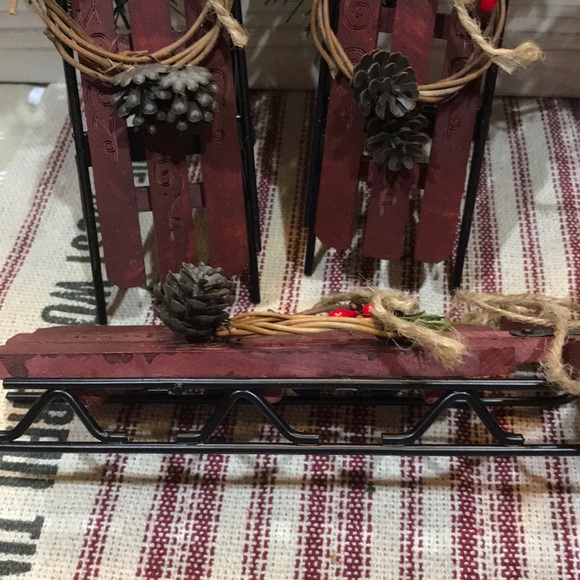 FLEXIBLE FLYER Style Sled Ornaments - Picture 3 of 5